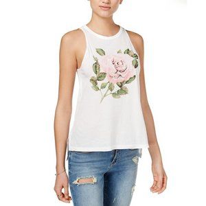 New Carbon Copy Rose Graphic Tee Tank Top